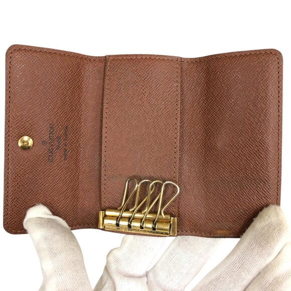 Authentic Louis Auth LoVuitton Multicles 4 Key Case Monogram jp60-120225 - Picture 8 of 16